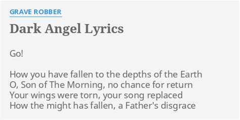 dark angel lyrics